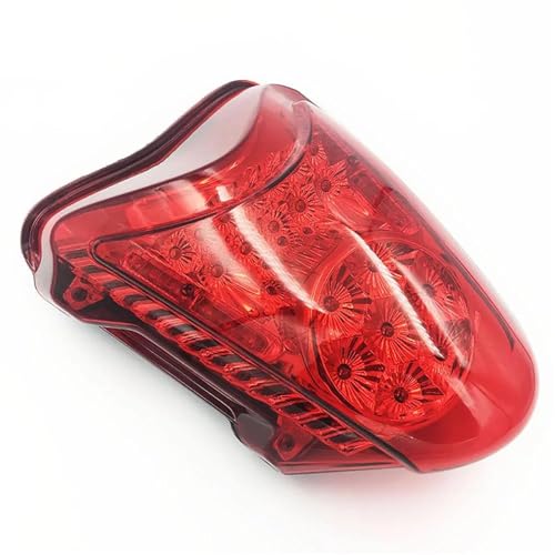 Feu arrière de moto rouge au design épuré pour Suzuki Hayabusa GSX1300R