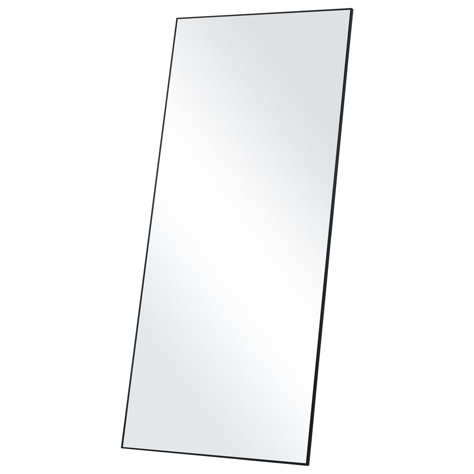 VEVOR Ganzkörperspiegel, 180 x 78 cm, Standspiegel zum Aufhängen oder Anlehnen mit Rahmen aus gehärtetem Glas und Aluminiumlegierung, Ganzkörper-Ankleidespiegel für Wohnzimmer und Schlafzimmer