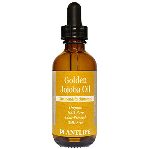 Organic Golden Jojoba Oil 2 oz- 100% Pure Cold Pressed Base Oil