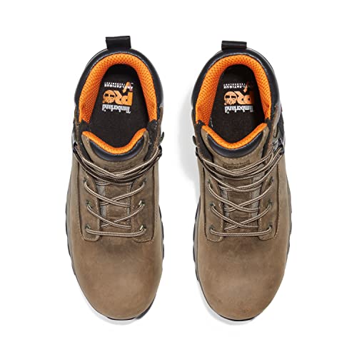 Timberland PRO Timberland PRO Men's Hypercharge 6 Inch Composite Safety Toe Waterproof 6 NT WP, Turkish Coffee, 8 Wide
