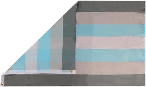 Miniatura 2 de Demi Boy Demiboy Pride - Bandera de nailon impresa 68D de 3 x 5 pies, 3 pies x 5 pies