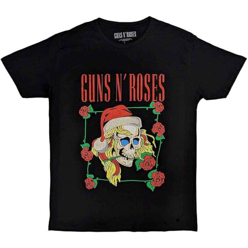 Guns N' Roses Holiday Skull Christmas T Shirt Size XXL