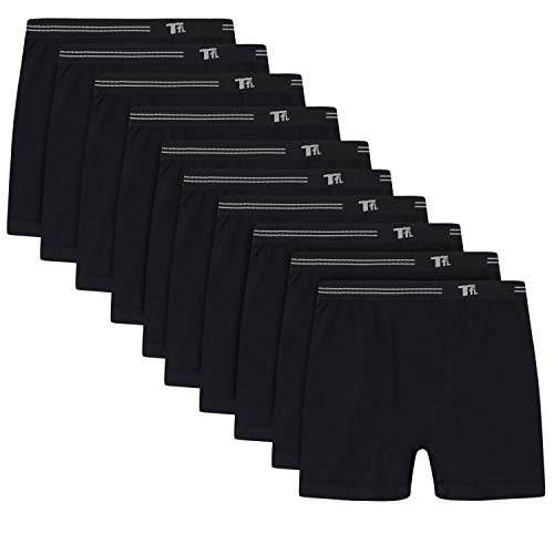 Cueca Boxer Trifil Kit 10 Unidades - Preto, Médio