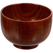 Mipcase Wooden Shaving Soap Bowl for Men 3.74X3.74X2.75 Inch Thick Durable Shave Mug with Smooth Polished Surface and Comfortable Handle for Daily Grooming