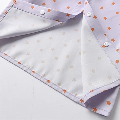 Vestido longo com botão para baixo Conjunto de roupas infantis para meninos Terno manga curta para h