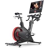 Sportstech Premium Indoor Bike + 21.5' Touch Display, APP mit Live Workouts & Smart Training Kursen, Fitnessbike mit patentierter LED Technologie, Heimtrainer, (sBike)