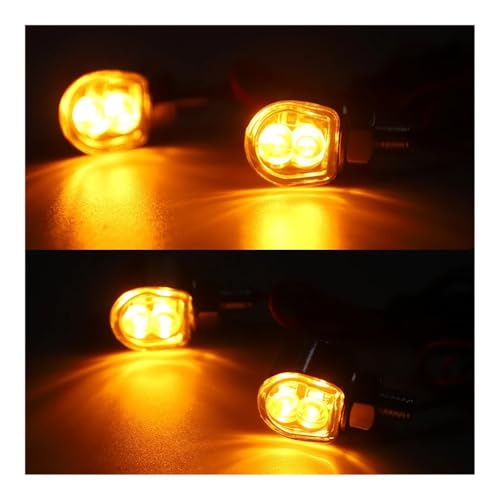 Clignotant à led pour moto feu arrière de freinage custom bobber