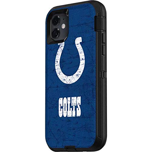 Skinit Decal Skin Compatible with OtterBox Defender iPhone 11 Case - Officially Licensed NFL Indianapolis Colts Distressed Design