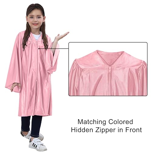 Tnghui Preschool And Kindergarten Shiny Graduation Gown Only Kids Choir Robe For Church2