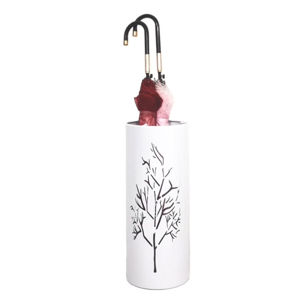 HYLYGFH Metal Umbrella Stand Holder for Canes Walking Sticks Round Rack for Home Office and Hallway Décor Umbrella nization Solution