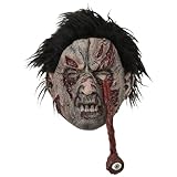 Latex -Zombie -Maske für Halloween - Realistisches Horror -Kostüm -Accessoire für Männer und Frauen | Scary Costum für Cosplay, Themenabende, Fluchtspiel, Witze, Kinoausflüge