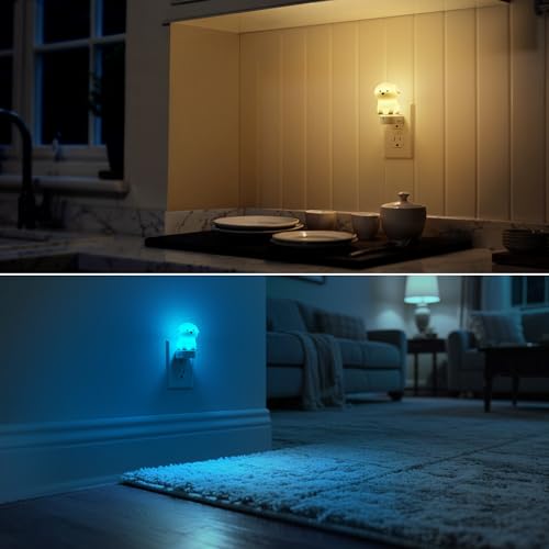 Image of DORESshop LED Night Light for Kids[2 Pack], 3D Cute Puppy Night Lights Plug into Wall with Dusk to Dawn Sensor, RGB+Soft White 3000K Dog Night Light, Christmas Birthday Gift for Kids, Room Decor