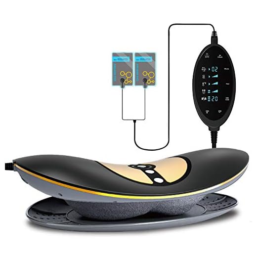 Real Relax Lumbar Traction Device, Back Traction Device with Heating Dynamic Airbag Stretching