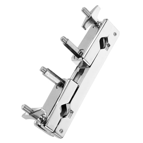 GOOHOCHY Vertical Drum Clamp Cymbal Stand Drum Set Rack Mounting Bracket for Percussion