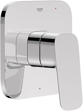 GROHE Cubeo Shower Valve Trim, Pressure Balance Control, StarLight Chrome
