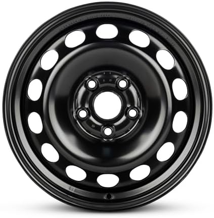 New 16x6.5 inch OEM Direct Replacement Steel Wheel for Volkswagen Golf 2012–2018 5-112mm Black 16 in Rim 1K0601027A03C