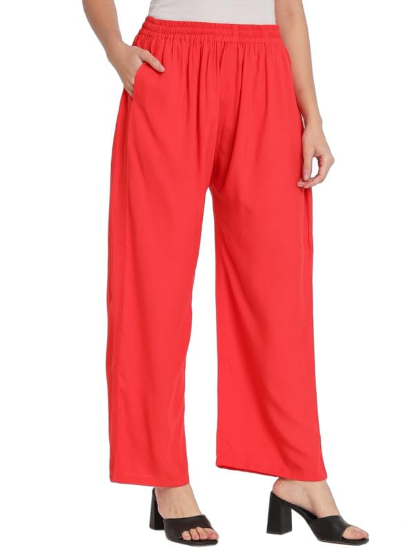Image of Soft Colors Relaxed Fit Pocket Palazzo