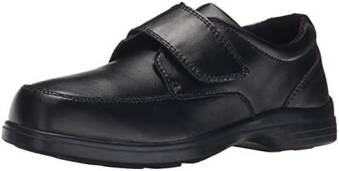 Hush Puppies Kids' Unisex Gavin Dress Shoe, Black, 3 M US Little Kid
