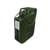  Bidón metal verde 20 L homologado Gu/TUV transporte líquidos Gasolina Agua Combustible