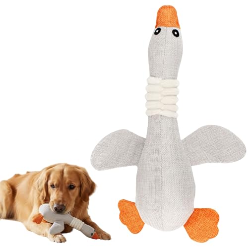 Gioco per Cani Anatra Indistruttibile - Giocattoli Resistenti per Mastiff Aggressivi, Distruttori Heavy Duty con Chew, Pupazzo per Cani Piccoli, Gioco Interattivo, Addestramento e Divertimento