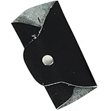 Ortola Manopla Corneta Corta Clic Negra – Manopla de piel para corneta con cierre rápido, diseño compacto profesional