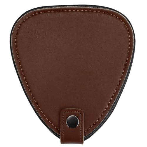 BOSREROY Premium Leather Case with 22PCS Guitar Plectrums, Versatile Celluloid Picks for String Instruments, Guitar Pick Holder Compact Bag, Perfect Musician Present