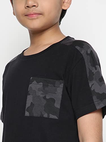 Image of Li'l Tomatoes Boys 100% Cotton Night Suit | Summer T-Shirt & Shorts Sleepwear Set | Soft & Breathable | 7-16 Years