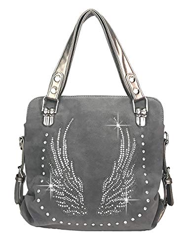 Bling Purse Double Handles Rhinestone Wing Purse3