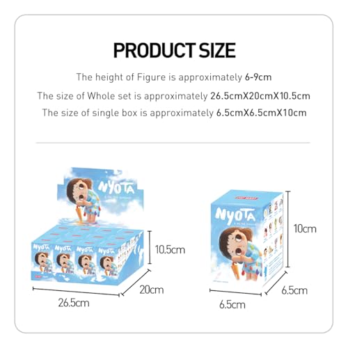 POP MART Nyota I Am the Seasons Series Figures Whole Set Articulated Character Premium Design Gifts for Women Fan-Favorite Collectible Art Toy