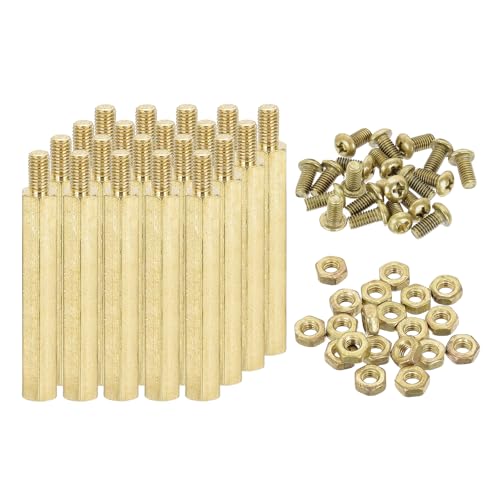 Image of sourcing map M3 Hex Spacers Standoffs Screws Nuts,M3*30+6 Standoff,20Set