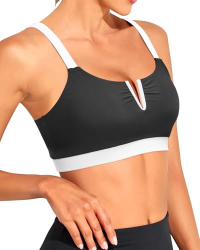 Image of Tempt Me Women Sports Bra Swim Crop Tops Only | Scoop neck, Bathing suits top, Removable cups, Adjustable straps