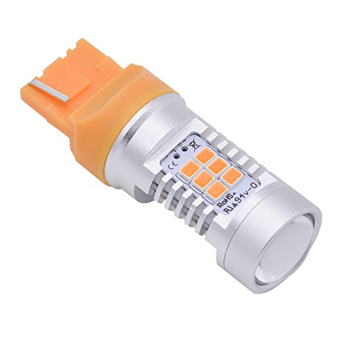 TUINCYN 7440 lampadine LED ambra Canbus senza