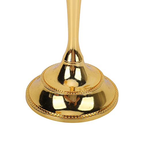 Hztyyier Castiçal de metal com 3 braços, castiçais, castiçais para decoração de casamento, lareiras