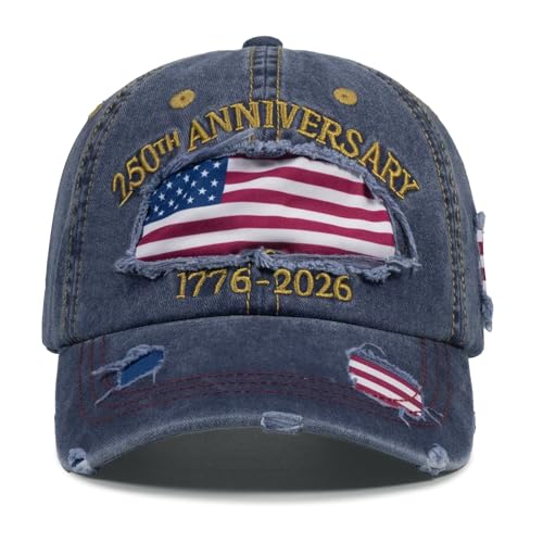 250 Anniversary USA Hat America 250th Year United States Cap for Men Women US Birthday Merchandise