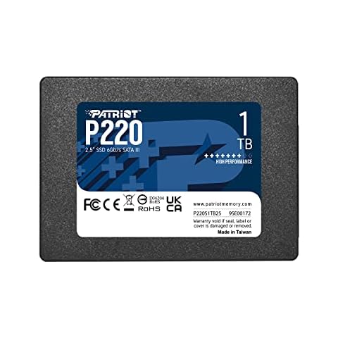 Disco Sólido Interno Patriot P220 SSD 1TB SATA III Cover
