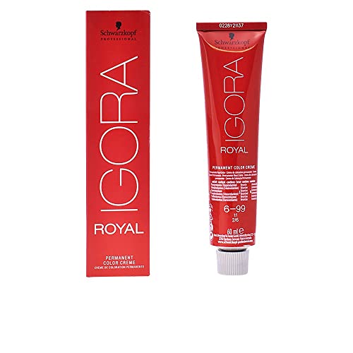 Schwarzkopf IGORA Royal Premium-Haarfarbe 6-99 dunkelblond violett extra, 1er Pack (1 x 60 g) Schwarzkopf IGORA Royal Premium-Haarfarbe 6-99 dunkelblond violett extra, 1er Pack (1 x 60 g)