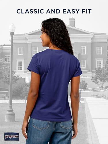 JanSport NCAA Officially Licensed Graduate Short Sleeve T Shirt for Women, Soft & Breathable Cotton-Polyester Blend Crewneck T Shirt with Graphic Detailing, Everyday University Fan Apparel - image 3
