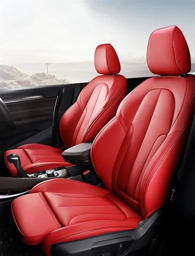 Housses siège auto cuir rouge BMW 118I 120I F20 F45 accessoires intérieur