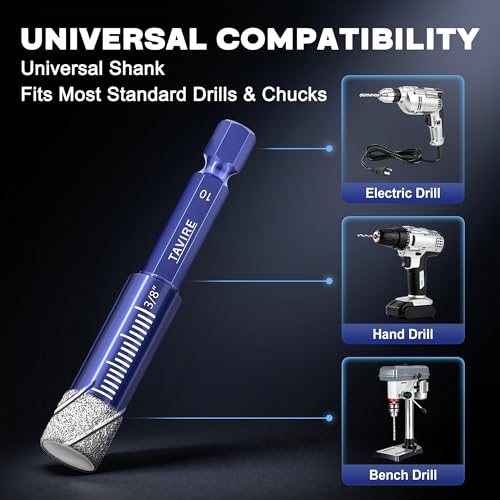 Tavire Dry Diamond Drill Bit Set