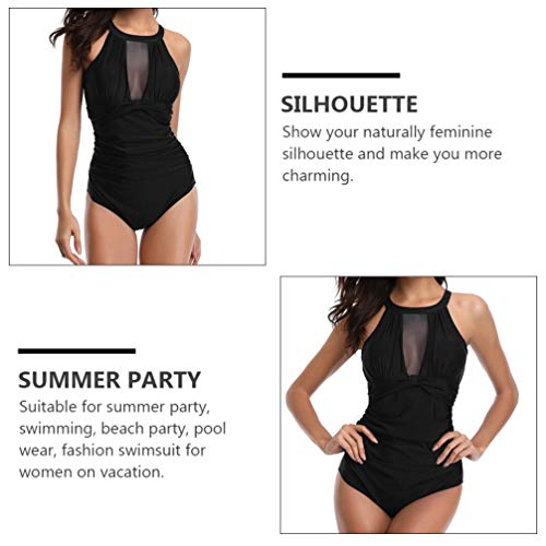 SOIMISS 1Pc Mulheres Swimsuit de Uma Peça Com Decote Em V Profundo Maiô Backless Swimwear para Mulhe