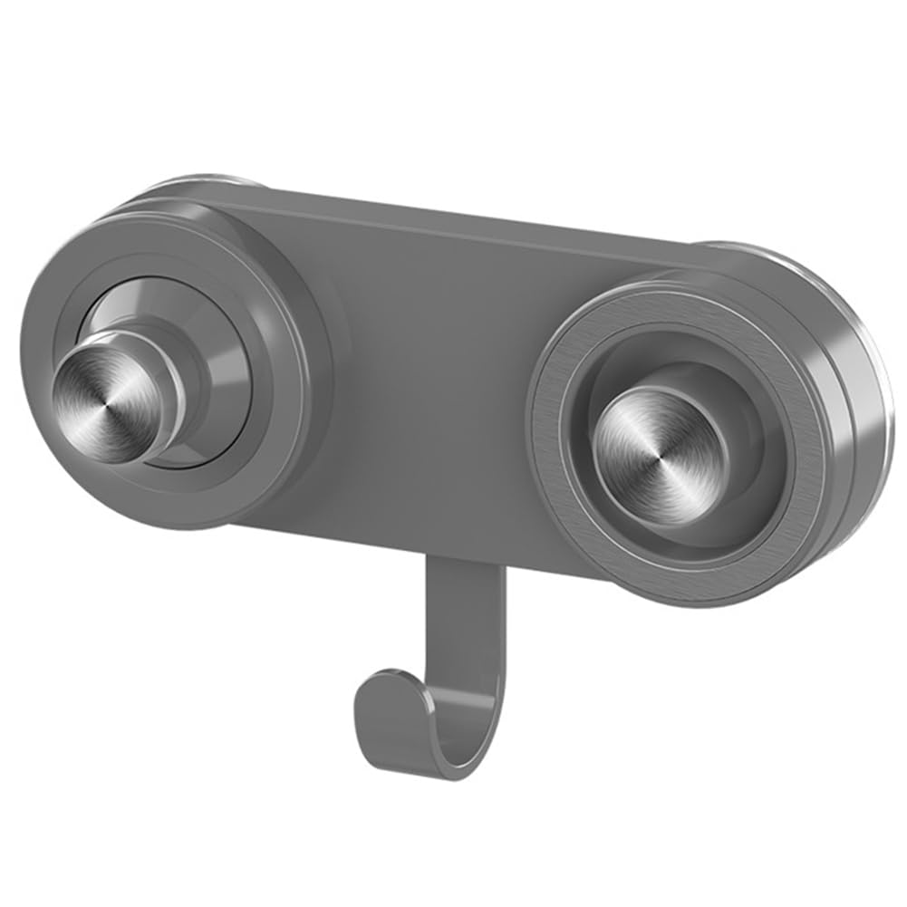 Hndhbfgrt Dual Tier Floor Type Storage Hair Dryer Bracket with Magnetic Suction Mounting System