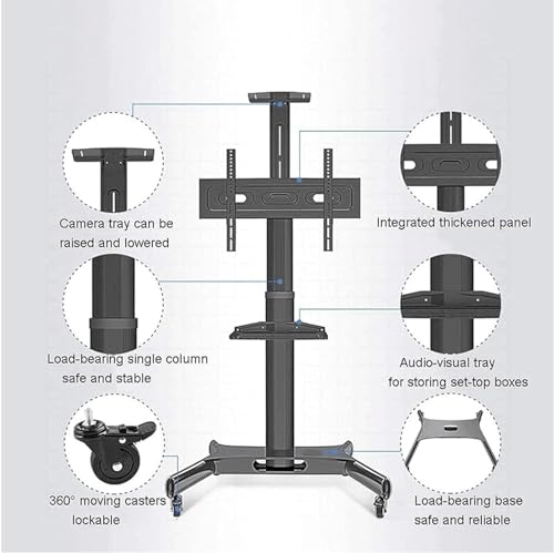 Soporte móvil para TV con ruedas miniatura 6