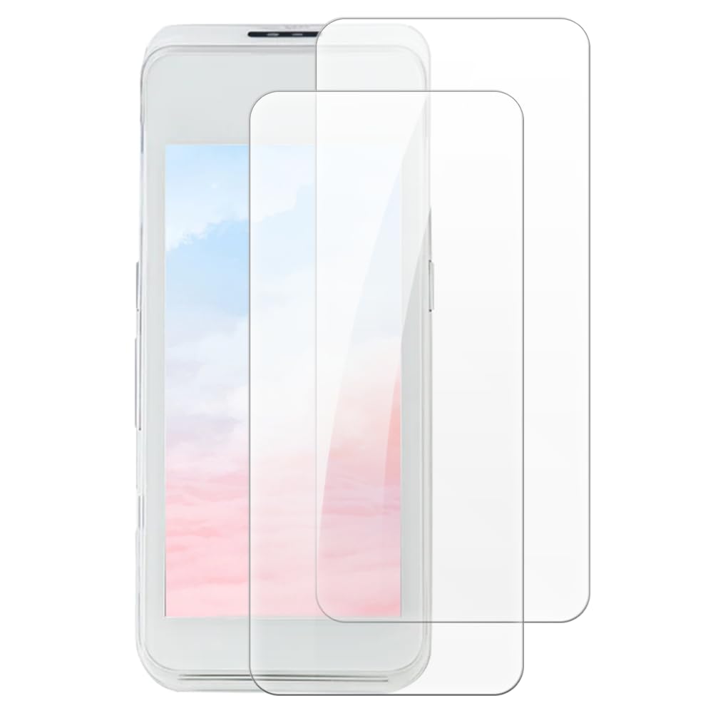 Shantime [2 Pack Tempered Glass Screen Protector Compatible with Pax A920 Pro (5.5 Inch), HD Clear Anti-Scratch Bubble-Free Case Friendly