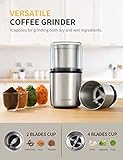 SHARDOR Coffee Grinder Electric, Herb Grinder