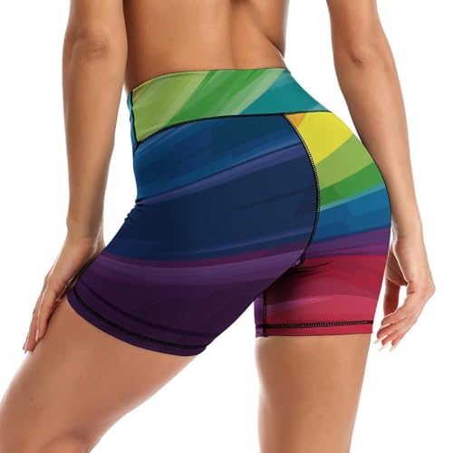 Short de sport femme taille haute pour gym et entraînement