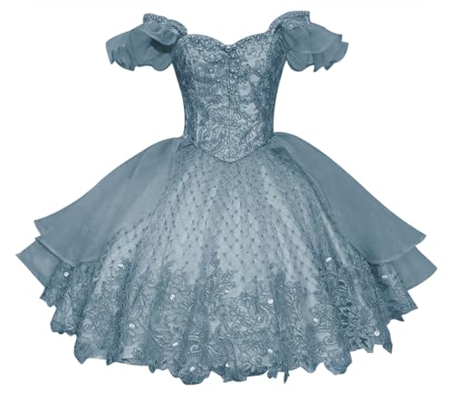 JAEDEN Homecoming Dresses Short Lace - Prom Dress for Teens Ball Gown Cocktail Dresses4