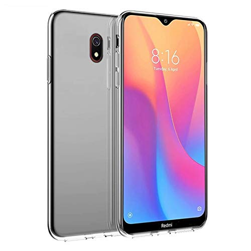 Image of Case Creation Brand -Plastic Mobile Cover For Xiaomi Redmi 8A Dual (Soft & Flexible Back Case),Transparent