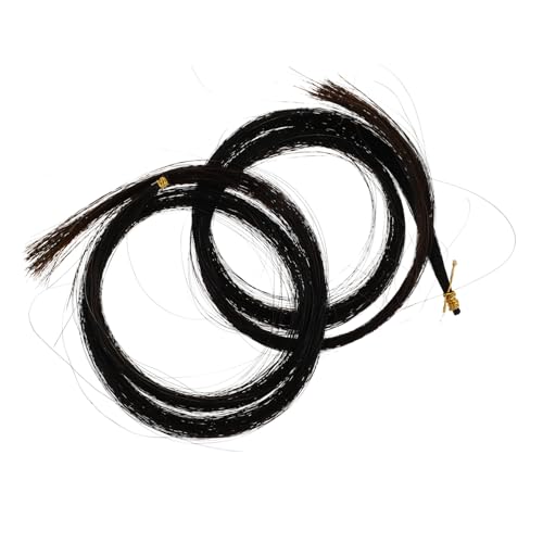 Kisangel Bogenhaar aus Langlebigem Pferdehaar Geeignet für Bratschenbogen Reparatur Robustes und Formbeständiges Zubehör für Anfänger und Schüler