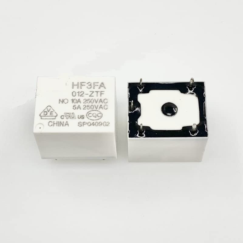 Relé HF3FA-012-ZTF para reparar placas electrónicas de electrodomésticos conmutación 10A 12V