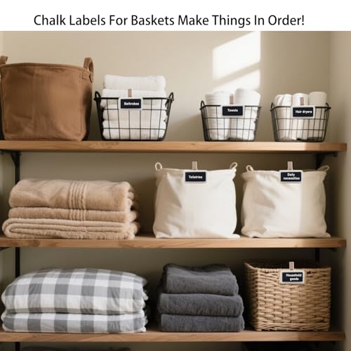 Tbintul 50 Stück Mini-Kreidetafel, Mini-Tafeln aus Holz, Anzeigetafel mit Klemme, Klammern Holz Tafel Für Pflanzen, Memo Notetaking, Food Label, Party, Dekoration, Hochze